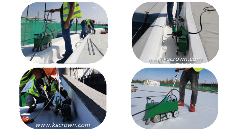 TPO PVC Roof Membrane Welding Machine CRW-WP4 